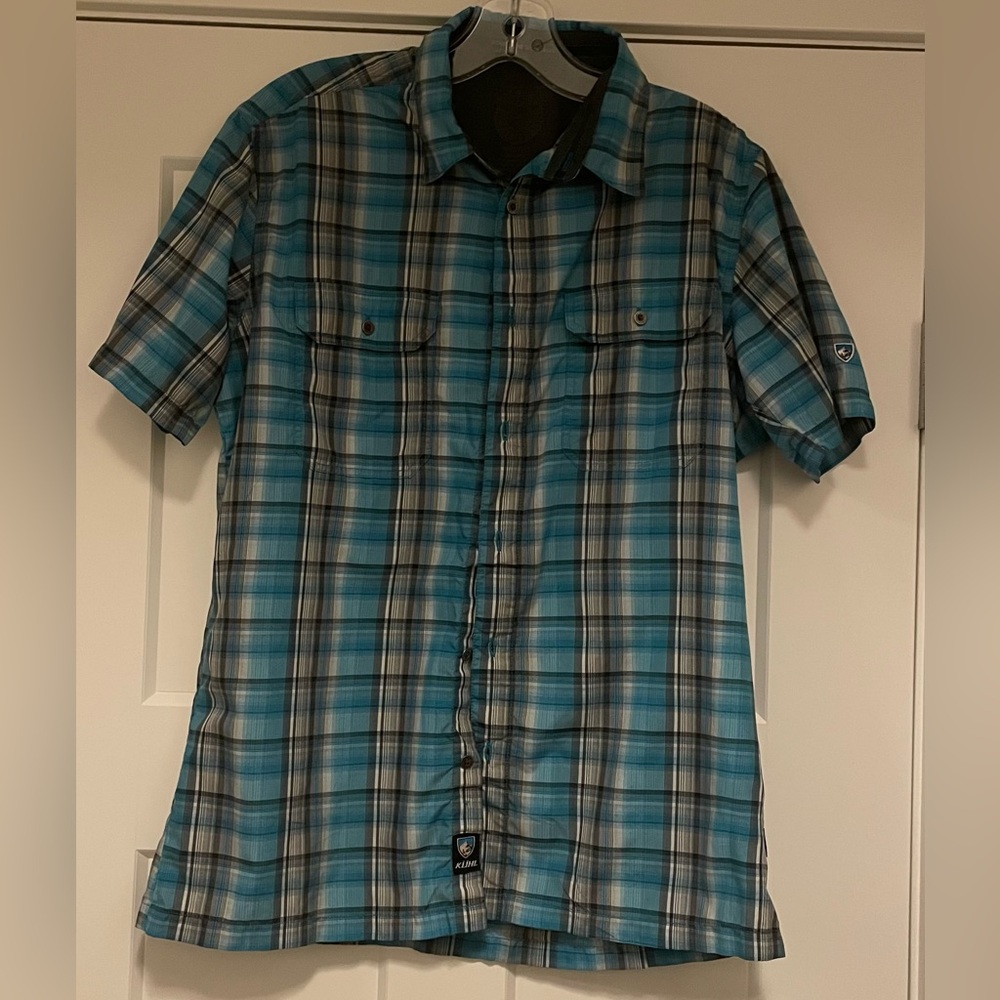Kuhl Men’s Blue Plaid Shirt